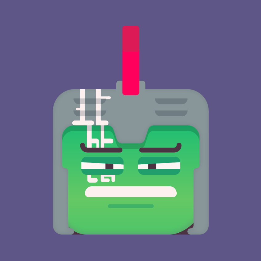 The Incredible Hulk, flat style