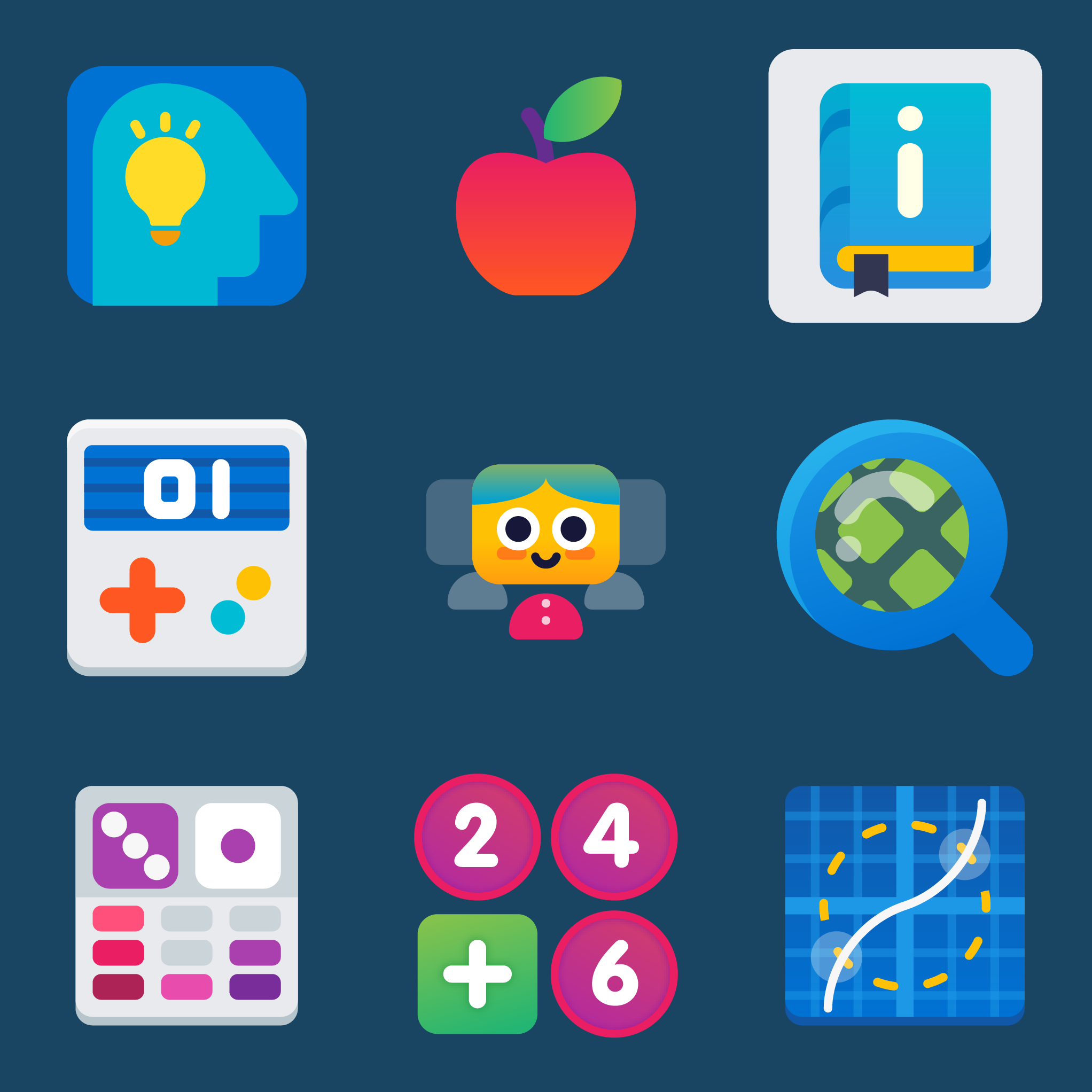 Icons Sketch for an education app