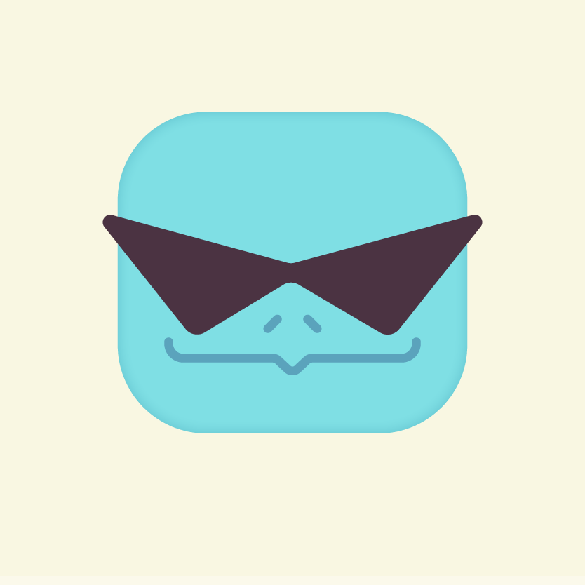 Squirtle the Pokemon, flat style