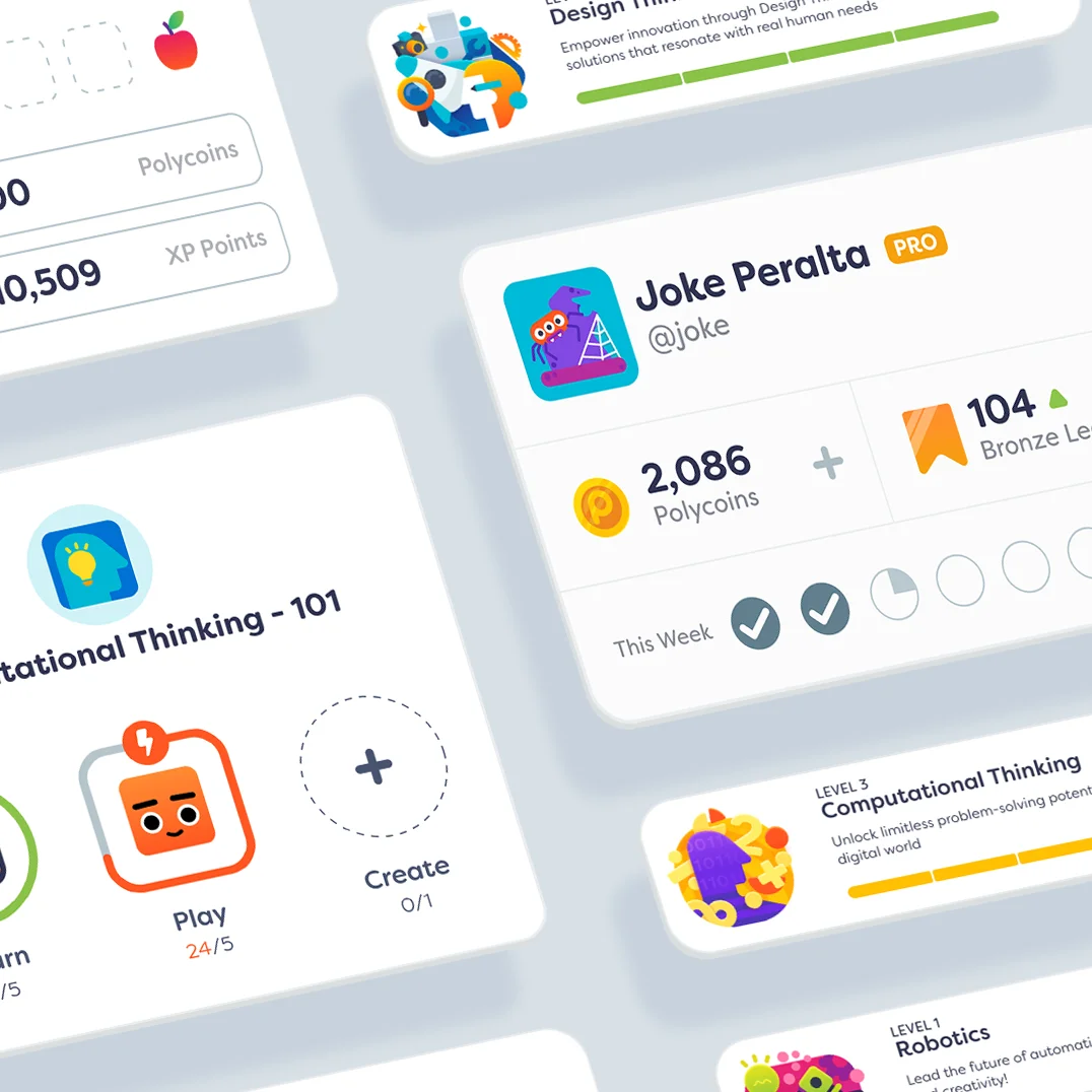 UX and UI Design for a friendly educational app